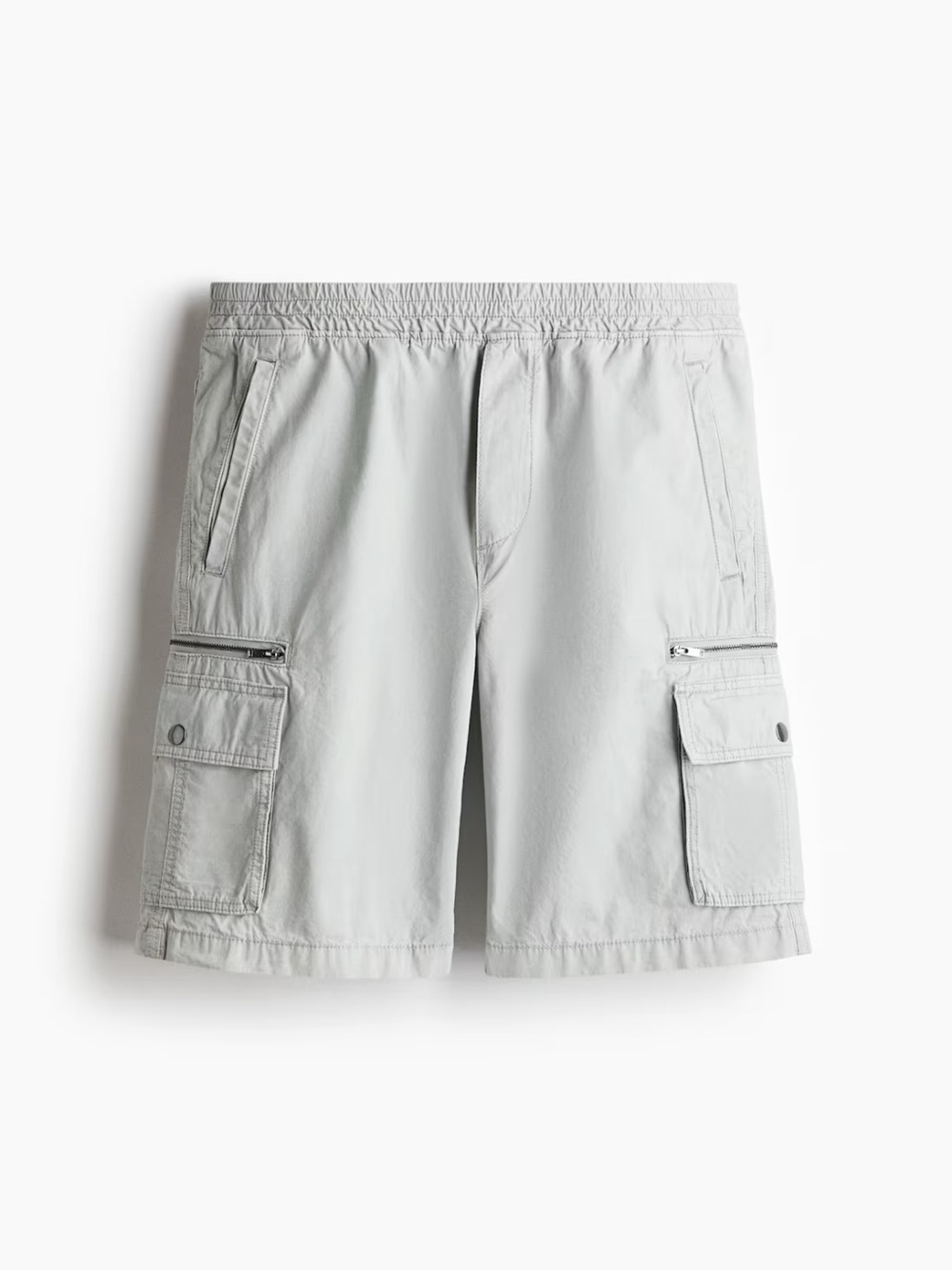 H&M Light Gray Men's Cargo Shorts